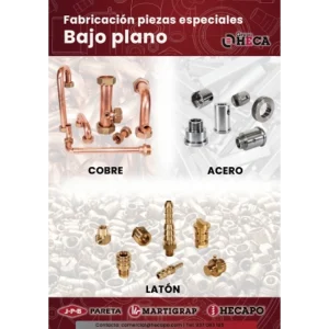 piezas bajo plano