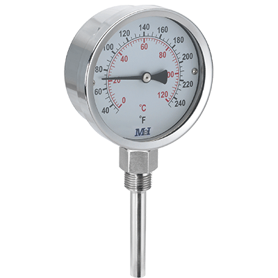 termometro de calefaccion y refrigeracion inoxidable